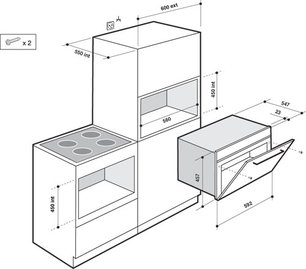 Духовой шкаф De Dietrich DME 795 W фото 2 в Екатеринбурге