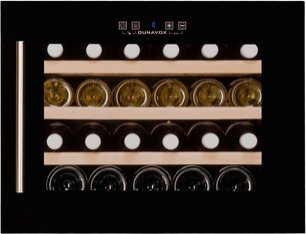 Винный шкаф Dunavox DX-24.56BBK (A) петли справа фото 2 в Екатеринбурге