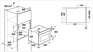 Компактный духовой шкаф с микроволнами  Kuppersbusch CBM 6550.0 S1 Stainless Steel фото 4 в Екатеринбурге