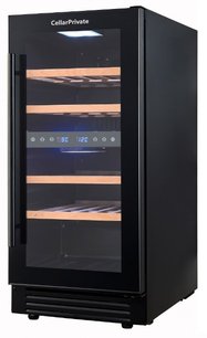 Встраиваемый под столешницу винный шкаф Селлар Приват CP027-2TB фото 3 в Екатеринбурге Встраиваемый под столешницу винный шкаф CellarPrivate CP027-2TB фото 3 в Екатеринбурге