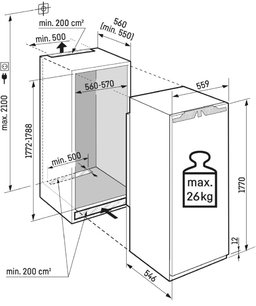 Встраиваемый холодильник Либхер IRBd 5170 Peak фото 4 в Екатеринбурге Встраиваемый холодильник Liebherr IRBd 5170 Peak фото 4 в Екатеринбурге