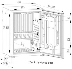 Минибар Dometic RH 430 NTE фото 4 в Екатеринбурге