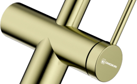 Смеситель Omoikiri KARATSU-S LG светлое золото фото 3