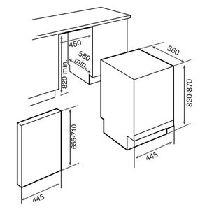 Посудомоечная машина Teka DW1 455 FI фото 3 в Екатеринбурге