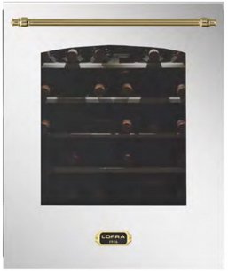 Встраиваемый винный шкаф Lofra ZBRS36T BRASS две зоны фото в Екатеринбурге