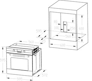 Духовой шкаф Zigmund Shtain EN 162.921 B фото 2 в Екатеринбурге