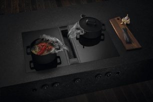 Варочная панель с вытяжкой и установочным комплектом BORA PKAS3FIAB (1x PKAS3AB, 2x PKFI3, 1x EFBV90, 1x EFS375, 1xEFV) фото 3 в Екатеринбурге