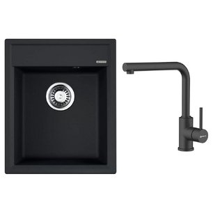 Omoikiri (мойка Daisen 42-BL + смеситель NAKAGAWA BL-P) фото в Екатеринбурге