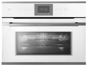 Компактный духовой шкаф с микроволнами Kuppersbusch CBM 6550.0 W3 Silver Chrome фото в Екатеринбурге