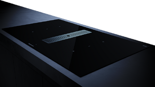 Индукционная варочная панель с вытяжкой Kuppersbusch KMI 9350.0 SR Stainless steel фото 3 в Екатеринбурге