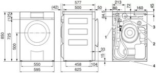 Стиральная машина V-ZUG Adora SL с левым навесом двери (WAASLZ li) фото 3 в Екатеринбурге