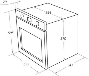Духовой шкаф Maunfeld EOEH.7611W фото 2 в Екатеринбурге