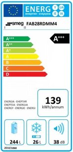 Холодильник Smeg FAB10LWH2 фото 4 в Екатеринбурге