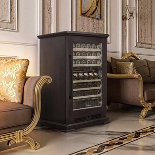 Винный шкаф Meyvel MV77PRO-KBT2 (Тёмный шоколад) фото 2 в Екатеринбурге