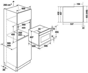 Компактный духовой шкаф с микроволнами Kuppersbusch CBM 6350.0 S9 Shade of Grey фото 4 в Екатеринбурге