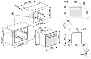 Духовой шкаф Smeg SO6102M2G фото 4 в Екатеринбурге