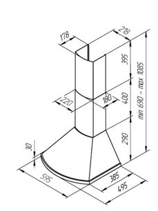 Вытяжка Kuppersberg BONA 60 C Bronze фото 4 в Екатеринбурге