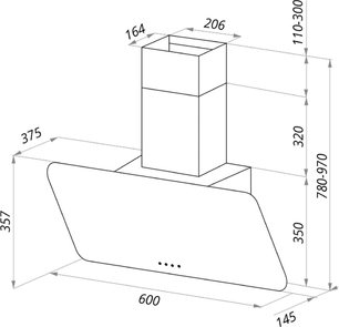 Кухонная вытяжка MAUNFELD Dream 60 слоновая кость фото 2 в Екатеринбурге Кухонная вытяжка MAUNFELD Dream 60 слоновая кость фото 2 в Екатеринбурге