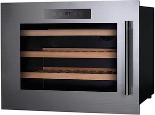 Винный шкаф Dunavox DX-24.56BSK (B) петли слева фото 3 в Екатеринбурге