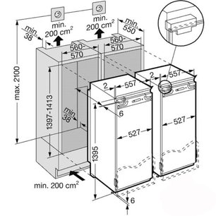 Холодильник Либхер SBS 47I2 Premium SuperFrost фото 3 в Екатеринбурге Холодильник Liebherr SBS 47I2 Premium SuperFrost фото 3 в Екатеринбурге