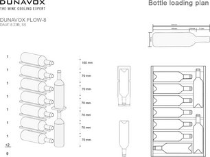 Винный шкаф Dunavox DAUF-8.23SS фото 3 в Екатеринбурге