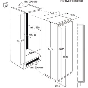 Холодильник AEG SKD71800F0 фото 2 в Екатеринбурге