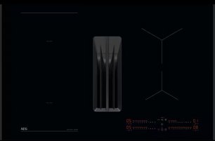 Варочная панель с вытяжкой AEG NCH84B03AB фото в Екатеринбурге