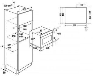 Компактный духовой шкаф с паром Kuppersbusch CBD 6550.0 G2 Black Chrome фото 4 в Екатеринбурге