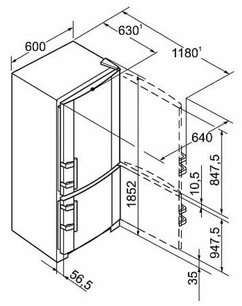 Холодильник Либхер SBNes 3210 Premium NoFrost фото 3 в Екатеринбурге Холодильник Liebherr SBNes 3210 Premium NoFrost фото 3 в Екатеринбурге