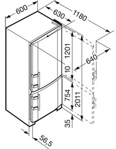 Холодильник Либхер CBP 4013 Comfort BioFresh фото 4 в Екатеринбурге Холодильник Liebherr CBP 4013 Comfort BioFresh фото 4 в Екатеринбурге