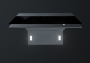 Вытяжка Фабер ONYX-V BK GLASS/X A90 фото 4 в Екатеринбурге Вытяжка Faber ONYX-V BK GLASS/X A90 фото 4 в Екатеринбурге