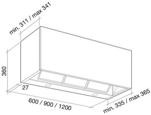 Вытяжка Falmec Integrata 60 ix (600) фото 4 в Екатеринбурге