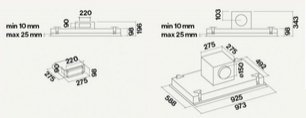 Встраиваемая вытяжка Фалмек Design+ Sirio 90 White фото 4 в Екатеринбурге Встраиваемая вытяжка Falmec Design+ Sirio 90 White фото 4 в Екатеринбурге
