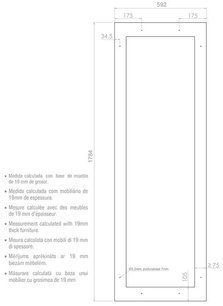 Встраиваемый винный шкаф Pando PVMA 178-112 PAL фото 4 в Екатеринбурге