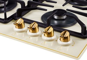 Газовая варочная поверхность Куперсберг FQ663 C Gold фото 2 в Екатеринбурге Газовая варочная поверхность Kuppersberg FQ663 C Gold фото 2 в Екатеринбурге