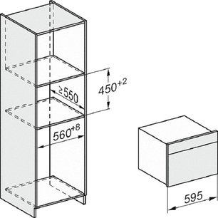 Встраиваемая комби-пароварка Miele DGC 7640 EDST/CLST новая, с витрины (без коробки) фото 3 в Екатеринбурге