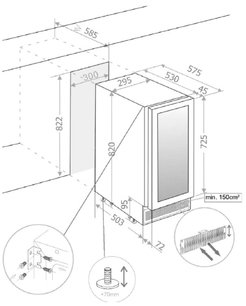 Винный шкаф Pando PVMB 30-16CRL W фото 2 в Екатеринбурге