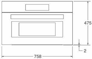 Встраиваемая микроволновая печь Bertazzoni F30PROMWLXT фото 2 в Екатеринбурге