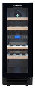 Встраиваемый под столешницу винный шкаф Селлар Приват CP017-2TBH фото 4 в Екатеринбурге Встраиваемый под столешницу винный шкаф CellarPrivate CP017-2TBH фото 4 в Екатеринбурге