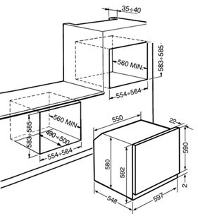 Духовой шкаф Smeg SF850A фото 2 в Екатеринбурге