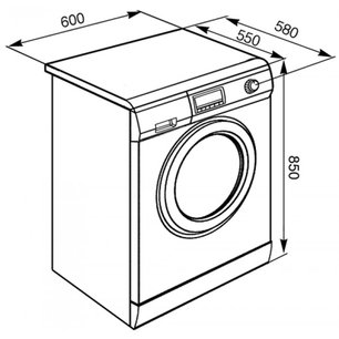 Стиральная машина Smeg LSE147S фото 2 в Екатеринбурге