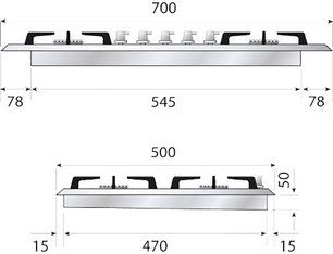Варочная панель Ilve HCB70CN/AWB фото 2 в Екатеринбурге