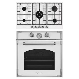 Kuppersberg (варочная панель FV9TGRZ W Silver + духовой шкаф RC 6911 W Silver) фото в Екатеринбурге