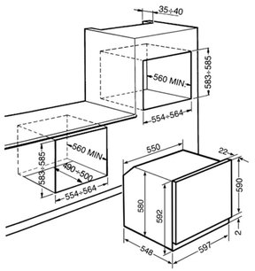 Духовой шкаф Smeg SFP130S-1 фото 2 в Екатеринбурге