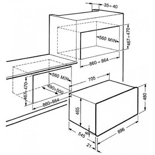 Духовой шкаф Smeg SE20XMFR8 фото 2 в Екатеринбурге