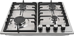 Газовая варочная панель MAUNFELD EGHS.64.3CS/G фото 4 в Екатеринбурге