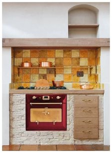 Духовой шкаф Restart ELF036g Burgundy фото 2 в Екатеринбурге