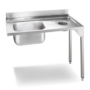 Стол с мойкой и отверстием для слива Smeg WT01R-1 фото в Екатеринбурге