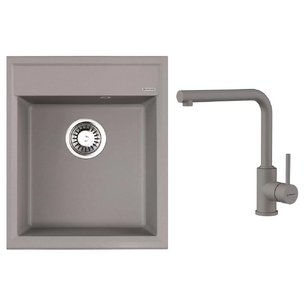 Omoikiri (мойка Daisen 42-GR + смеситель NAKAGAWA GR-P) фото в Екатеринбурге