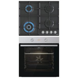 Gorenje (варочная панель GW641EXB + духовой шкаф BO6717E03X) фото в Екатеринбурге
